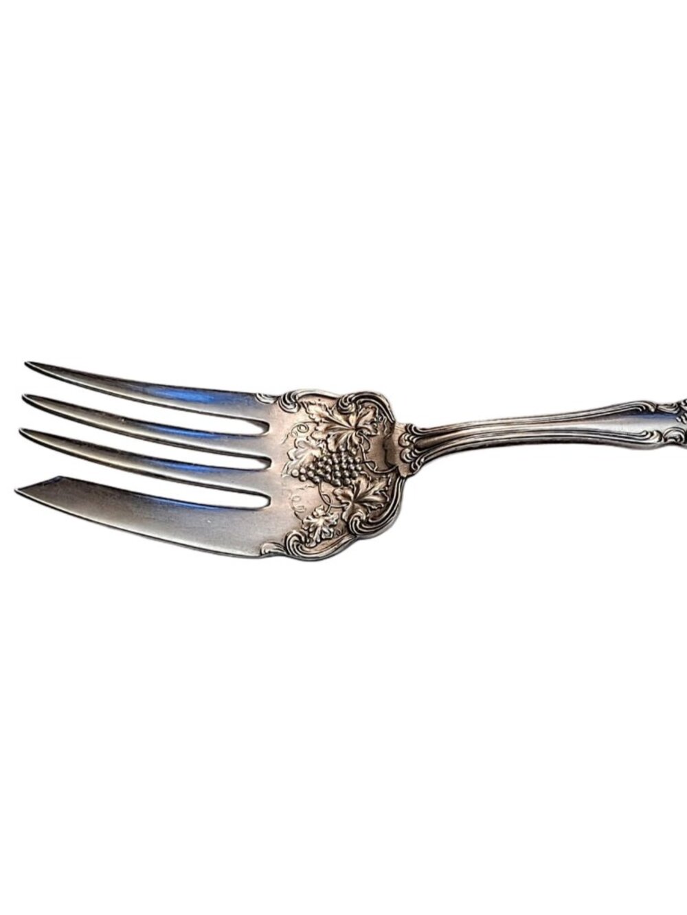 American Silver Co. Silverplate 1906 Moselle Grape Pattern Cold Meat Serving For